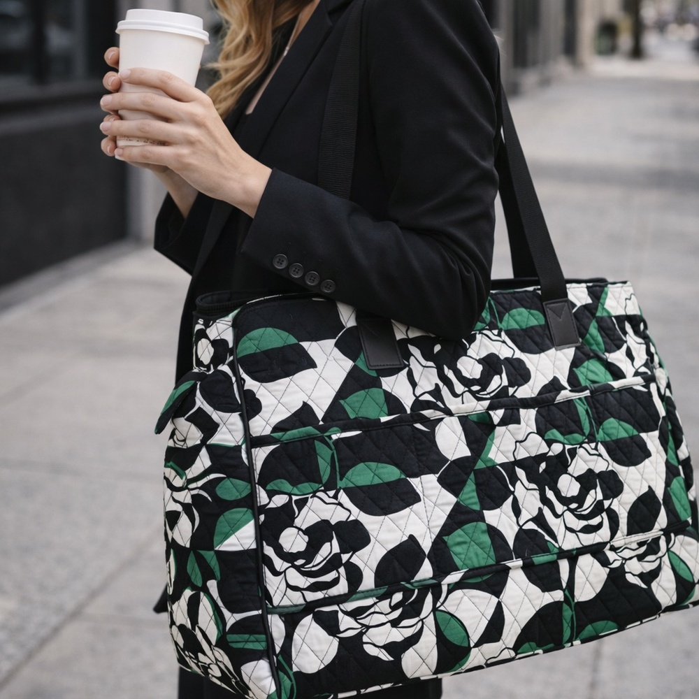 Vera Bradley Triple Compartment Tote - Modern Print